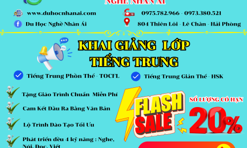 KHAI GIẢNG LỚP TIẾNG TRUNG